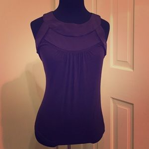 NWOT THe Limited Blouse dark purple work k…